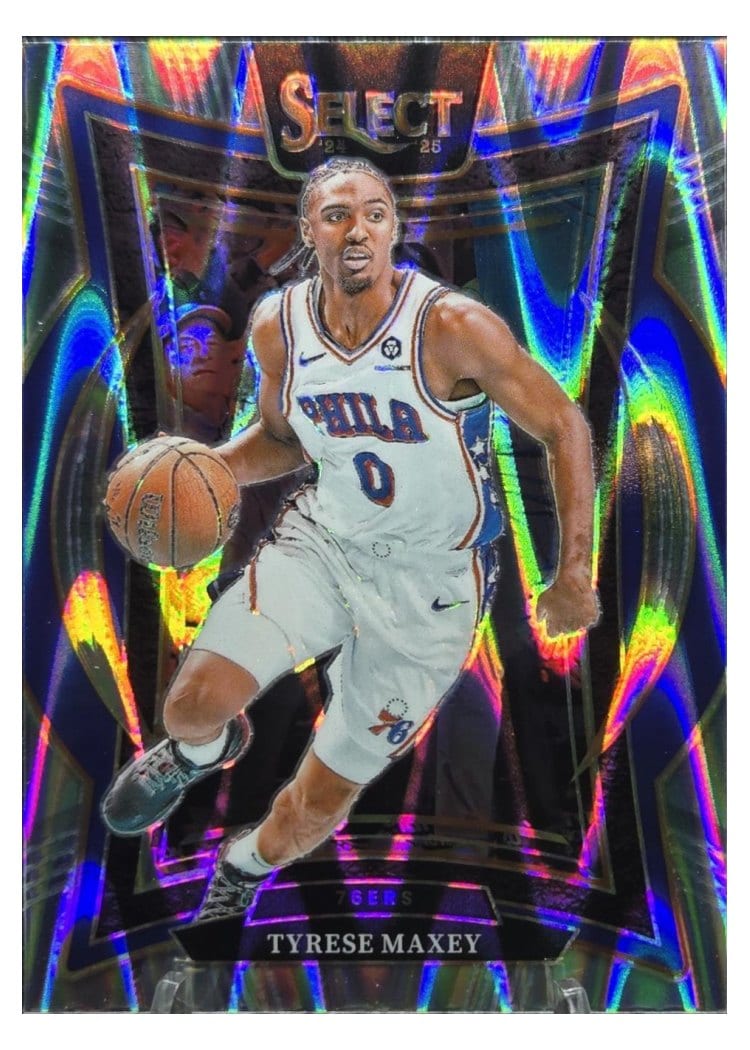 2024-25 Panini Select Base Set Tyrese Maxey #20 card