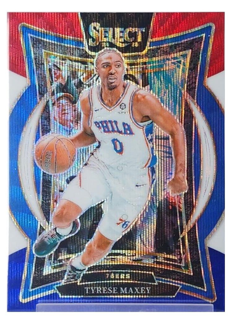 2024-25 Panini Select Base Set Tyrese Maxey #20 card