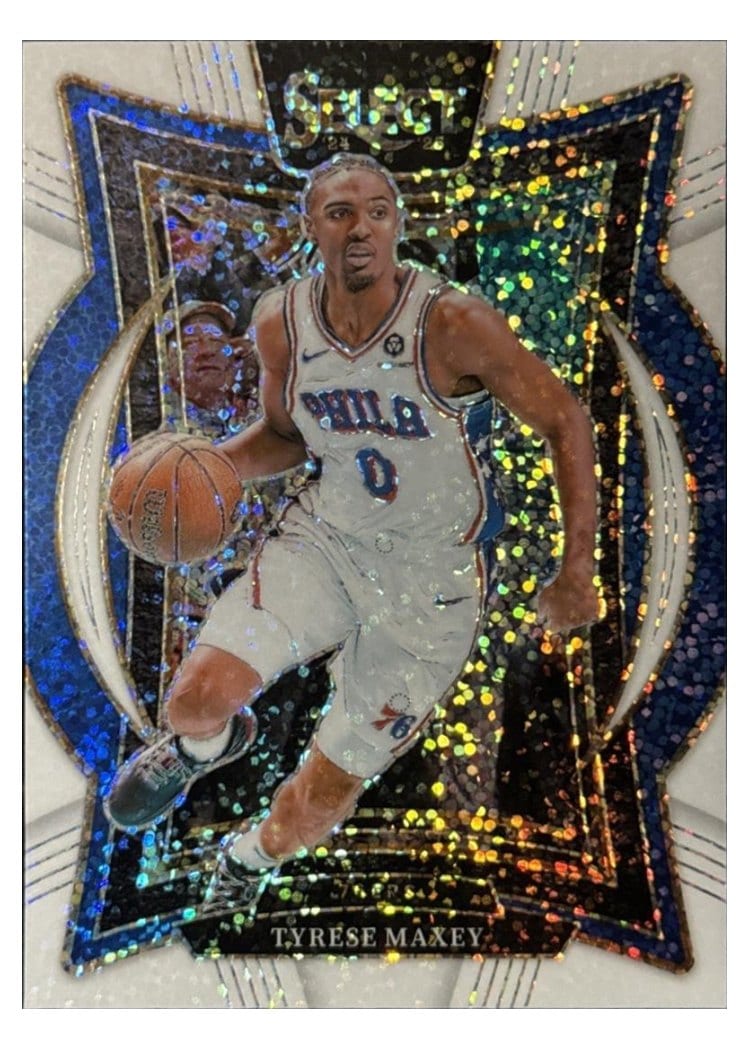 2024-25 Panini Select Base Set Tyrese Maxey #20 card