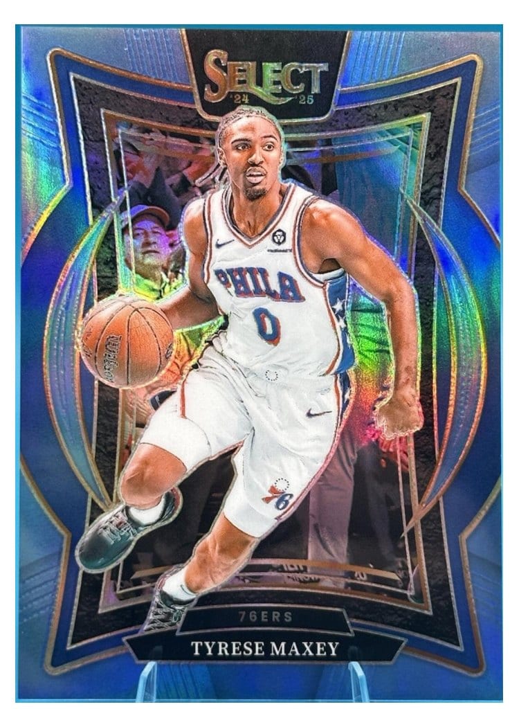 2024-25 Panini Select Base Set Tyrese Maxey #20 card