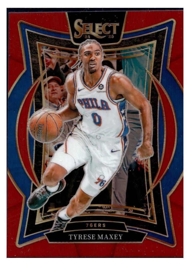 2024-25 Panini Select Base Set Tyrese Maxey #20 card