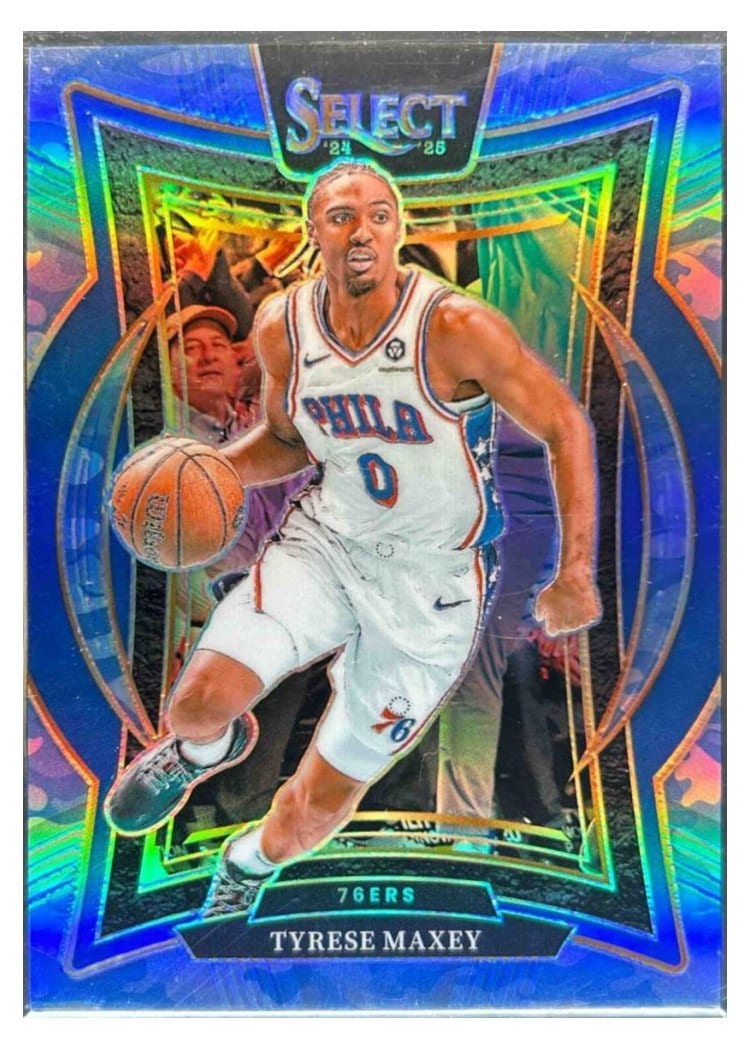 2024-25 Panini Select Base Set Tyrese Maxey #20 card