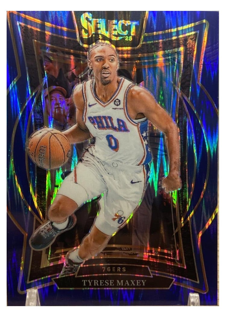 2024-25 Panini Select Base Set Tyrese Maxey #20 card