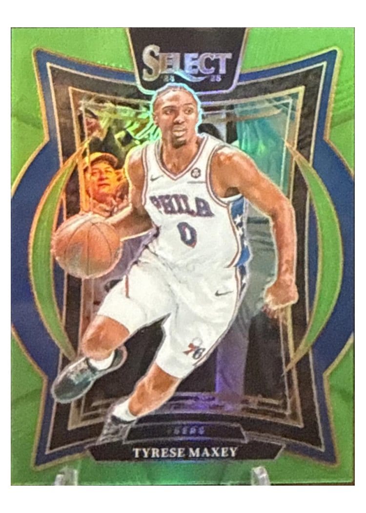 2024-25 Panini Select Base Set Tyrese Maxey #20 card