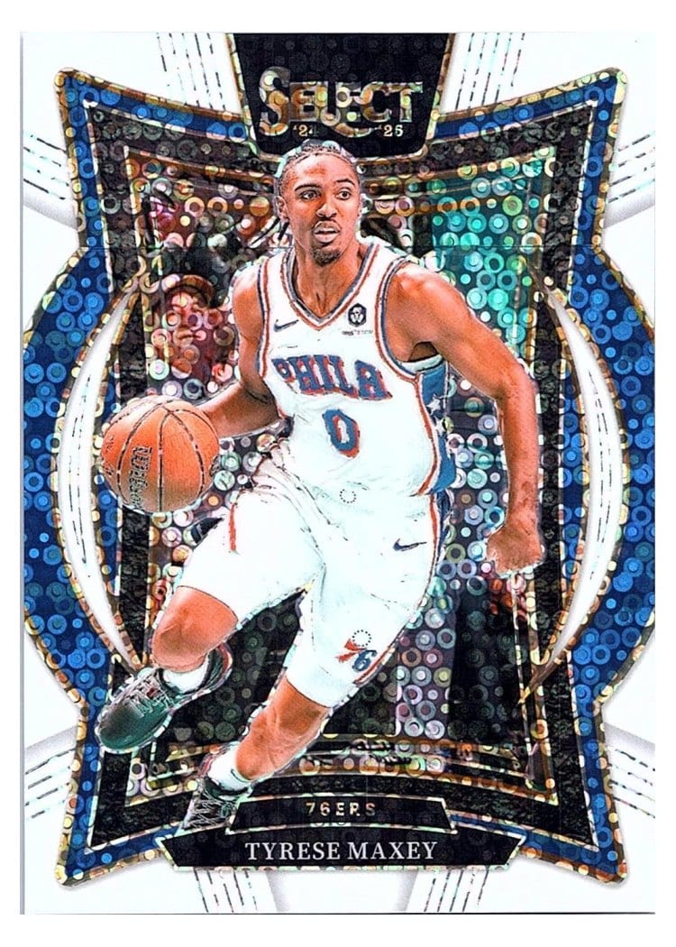 2024-25 Panini Select Base Set Tyrese Maxey #20 card