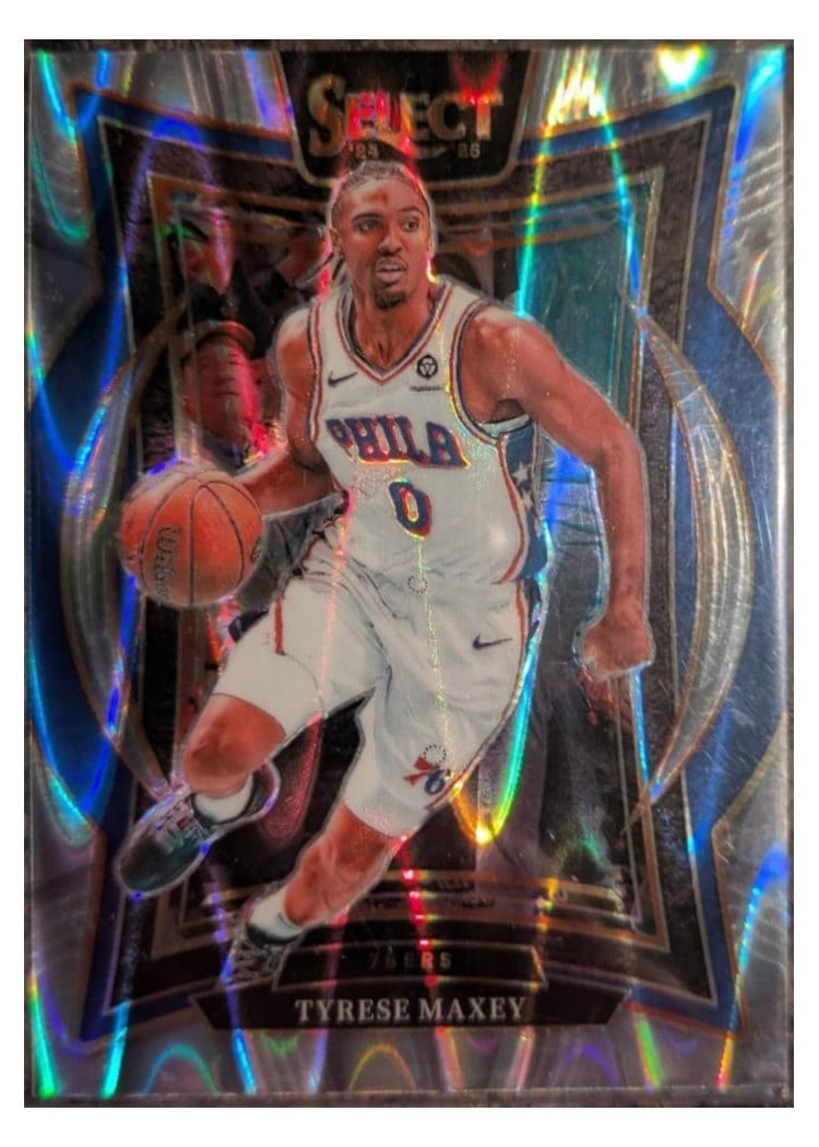2024-25 Panini Select Base Set Tyrese Maxey #20 card