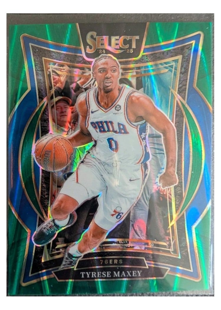 2024-25 Panini Select Base Set Tyrese Maxey #20 card