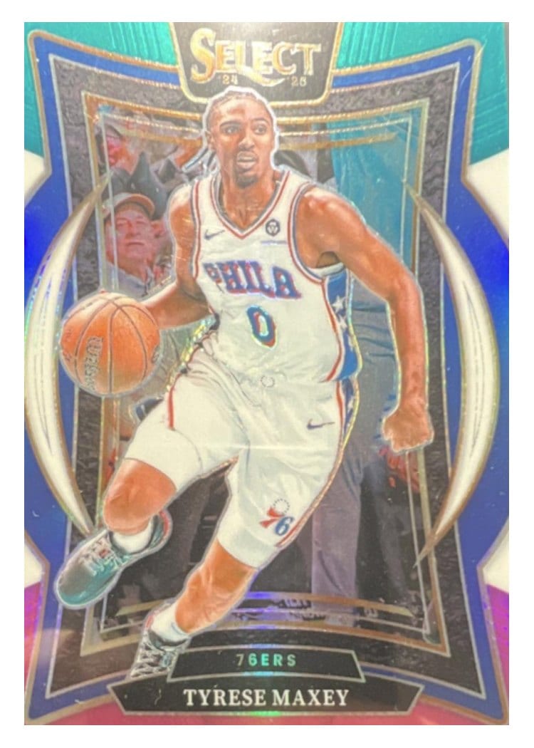 2024-25 Panini Select Base Set Tyrese Maxey #20 card