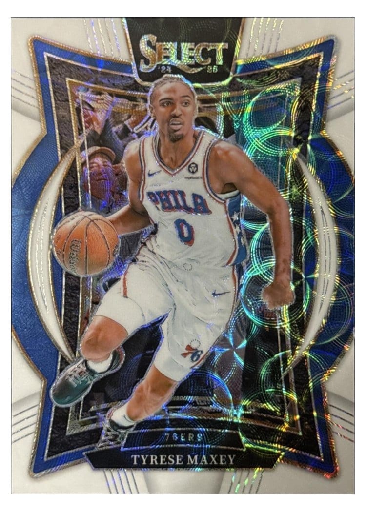 2024-25 Panini Select Base Set Tyrese Maxey #20 card
