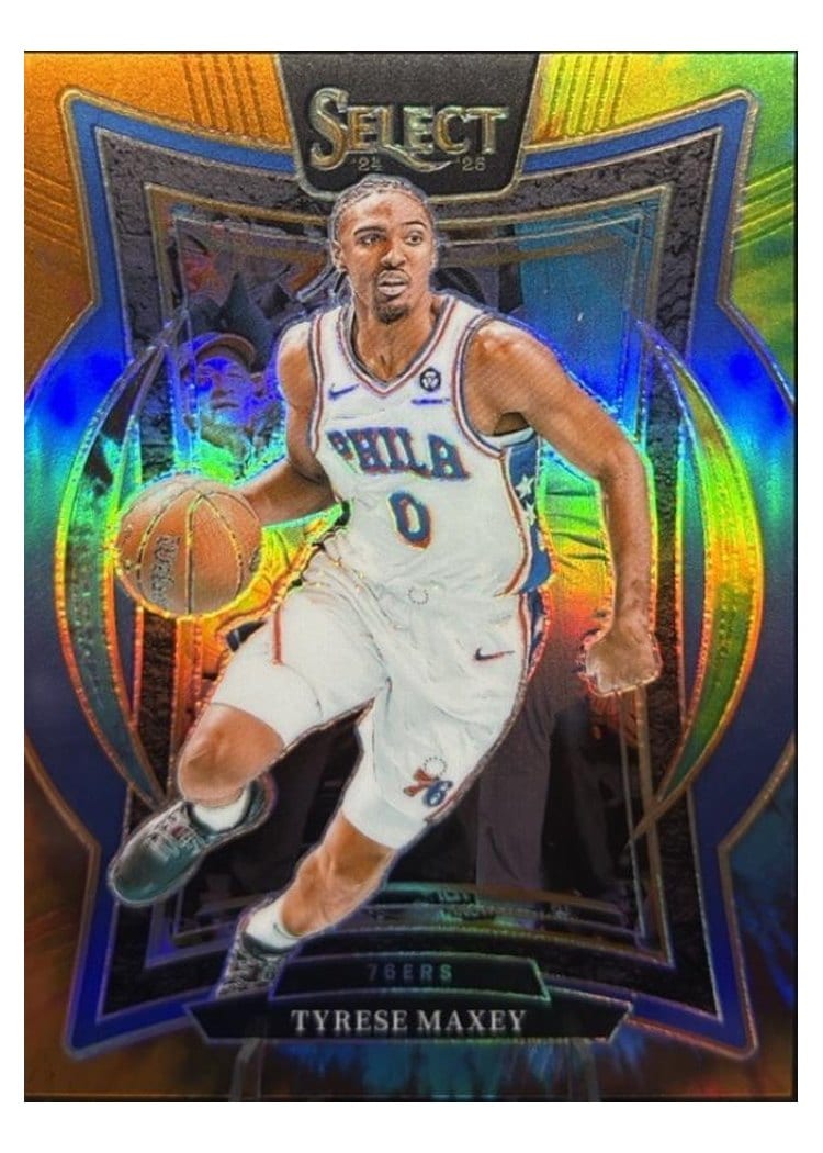 2024-25 Panini Select Base Set Tyrese Maxey #20 card
