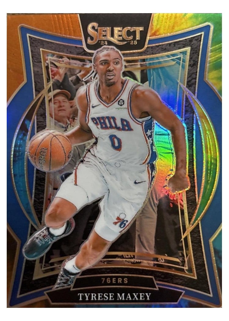 2024-25 Panini Select Base Set Tyrese Maxey #20 card