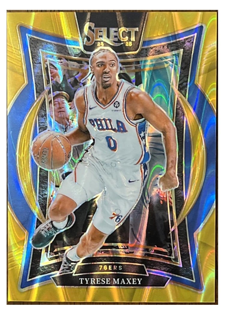 2024-25 Panini Select Base Set Tyrese Maxey #20 card