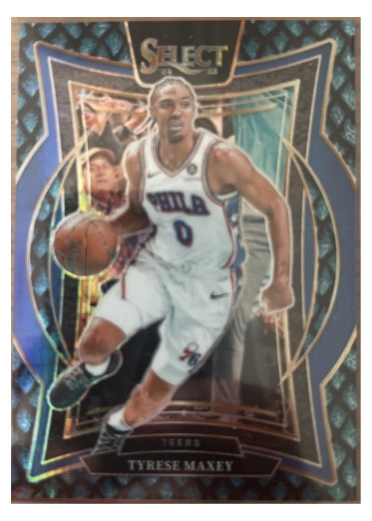 2024-25 Panini Select Base Set Tyrese Maxey #20 card