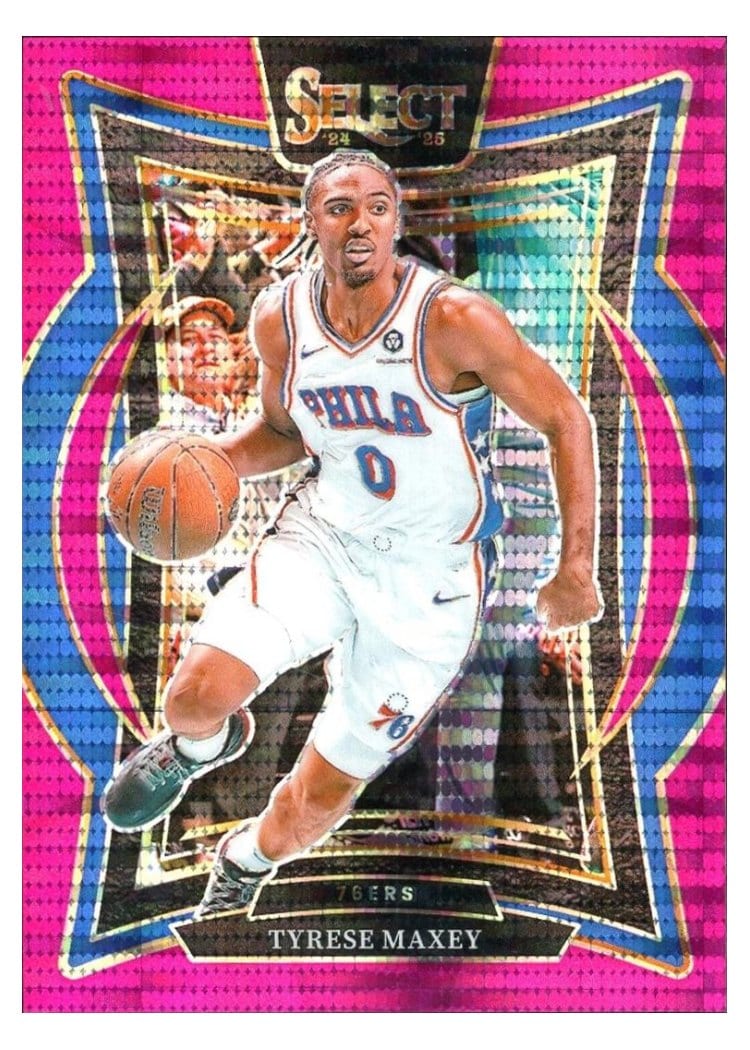 2024-25 Panini Select Base Set Tyrese Maxey #20 card