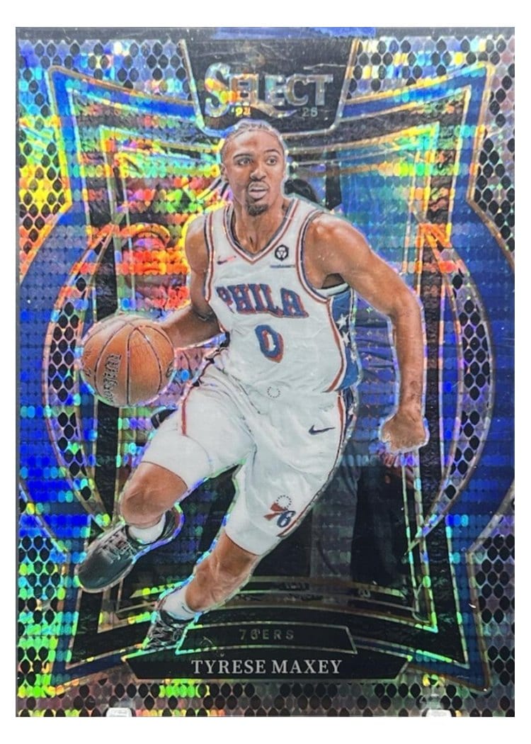 2024-25 Panini Select Base Set Tyrese Maxey #20 card