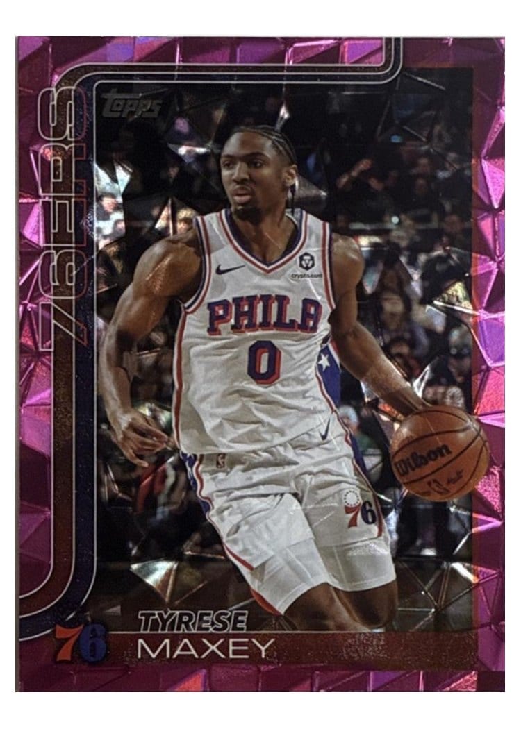2025-26 Topps Base Set Tyrese Maxey #21 card
