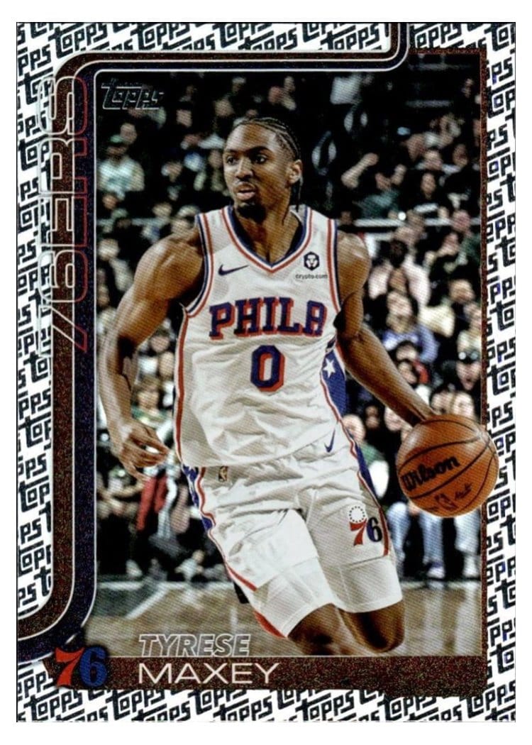 2025-26 Topps Base Set Tyrese Maxey #21 card