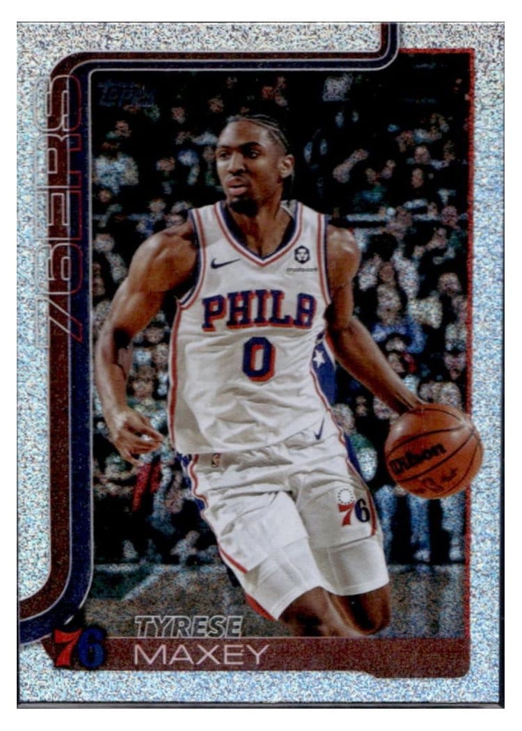 2025-26 Topps Base Set Tyrese Maxey #21 card