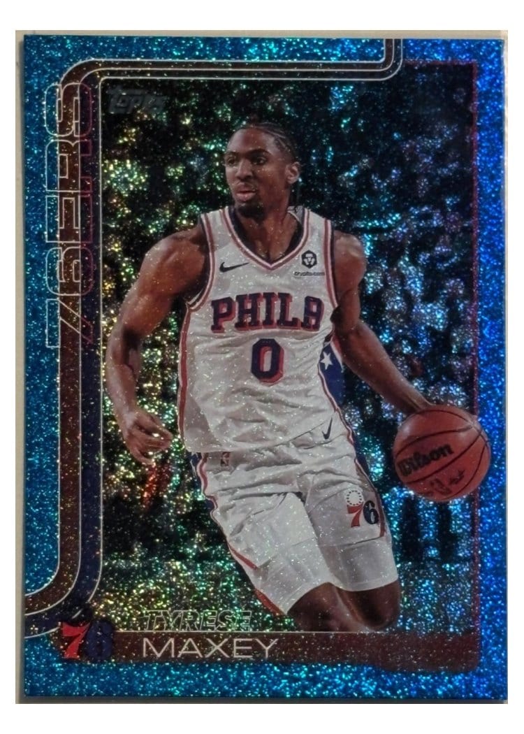 2025-26 Topps Base Set Tyrese Maxey #21 card