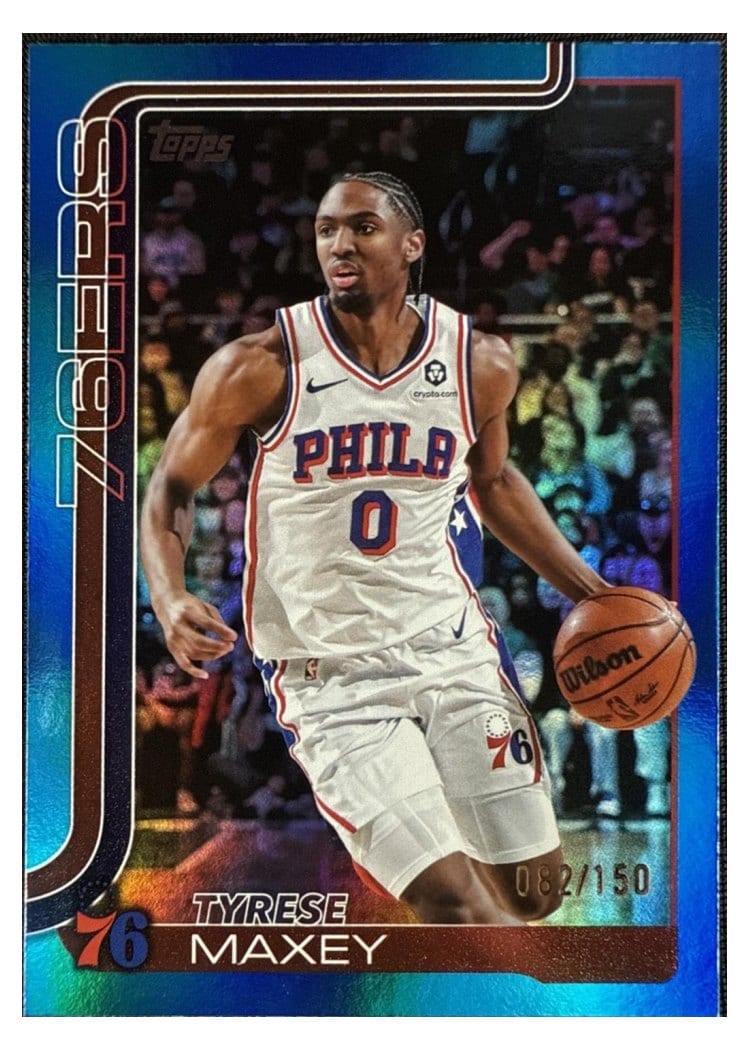 2025-26 Topps Base Set Tyrese Maxey #21 card