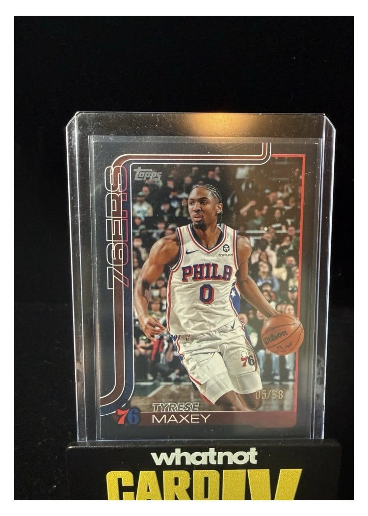 2025-26 Topps Base Set Tyrese Maxey #21 card