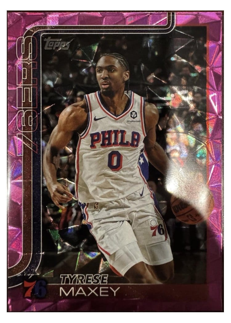 2025-26 Topps Base Set Tyrese Maxey #21 card