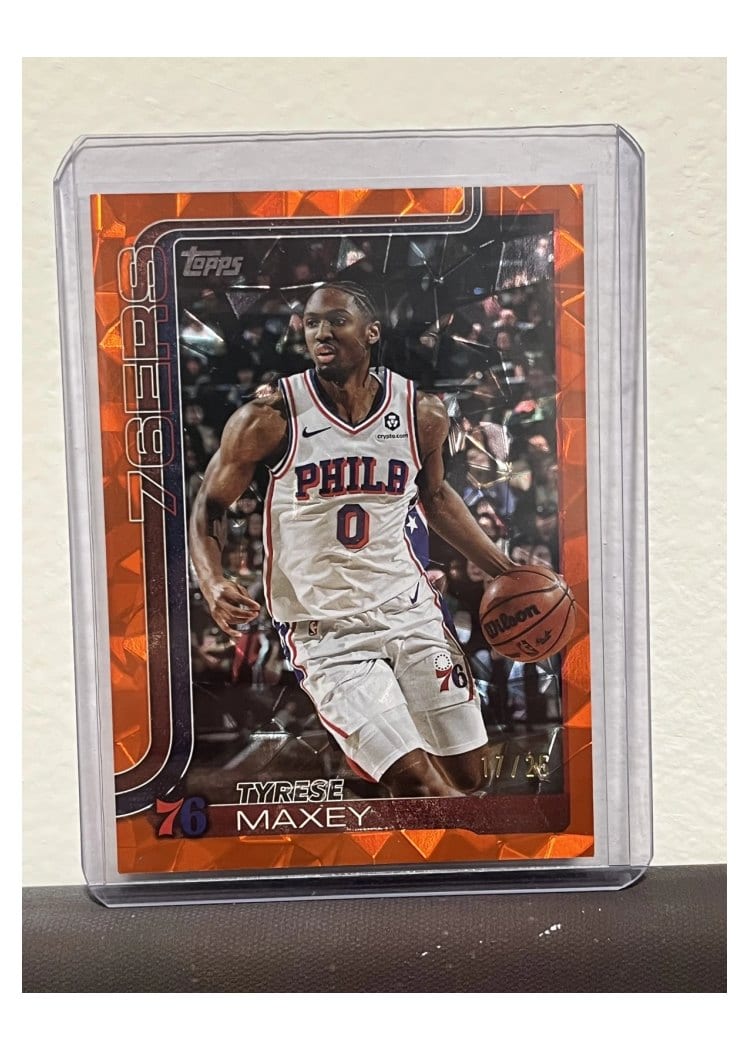 2025-26 Topps Base Set Tyrese Maxey #21 card