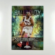 2025-26 Topps Chrome Ball of Duty Tyrese Maxey #BD-10 card
