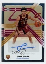 2025-26 Topps Chrome Next Stop Signatures Tyrese Proctor #NS-TP card
