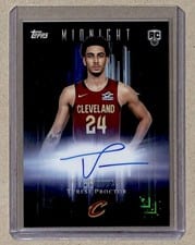 2025-26 Topps Midnight Dark Marks Rookies Signatures Tyrese Proctor #DMR-TP card