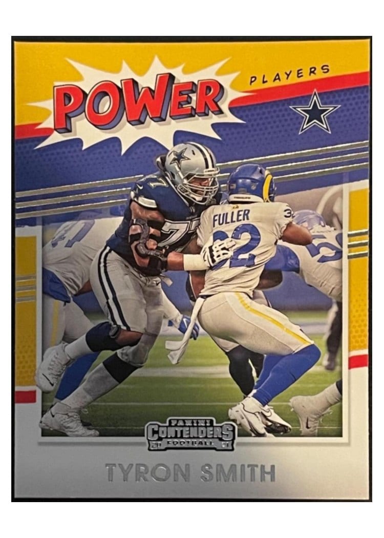 2021 Panini Contenders Power Players Tyron Smith #PP-TSM card