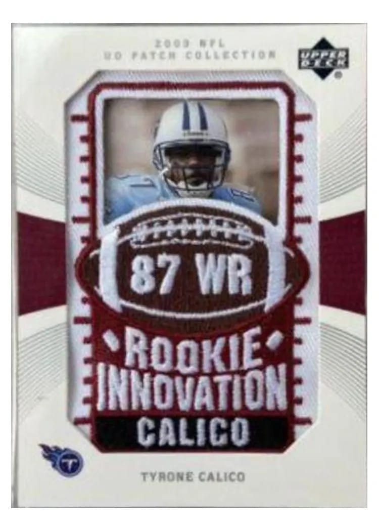 2003 Upper Deck Patch Collection Tyrone Calico #146 card