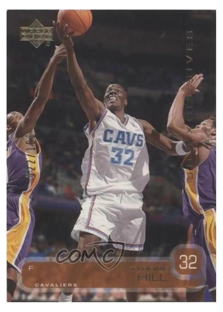 2002 Upper Deck Tyrone Hill #232 card