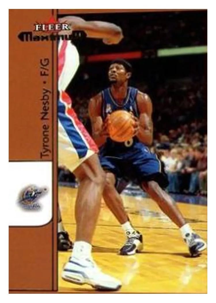 2001 Fleer Maximum Tyrone Nesby #152 card