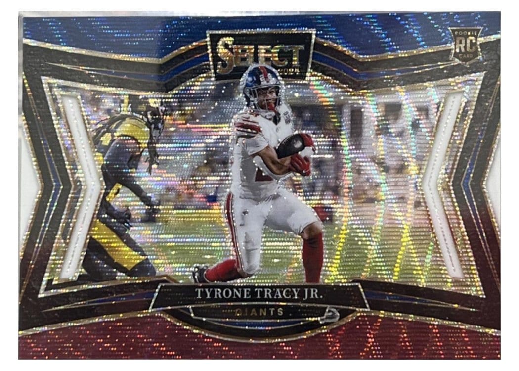 2024 Panini Select Base Set Tyrone Tracy Jr. White Prizm #479 card