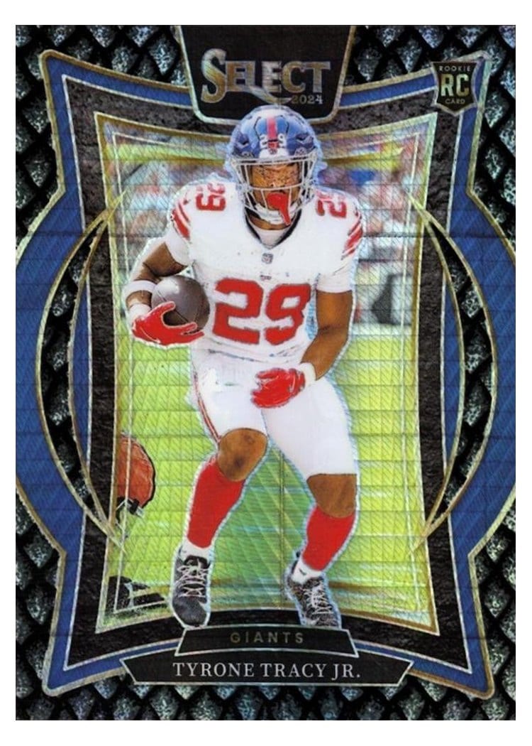 2024 Panini Select Base Set Tyrone Tracy Jr. Black Dragon Scale Prizm #61