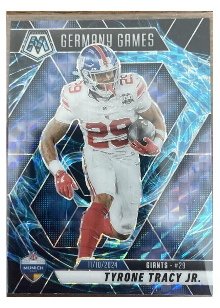 2025 Panini Mosaic Base Set Tyrone Tracy Jr. Genesis #164 card