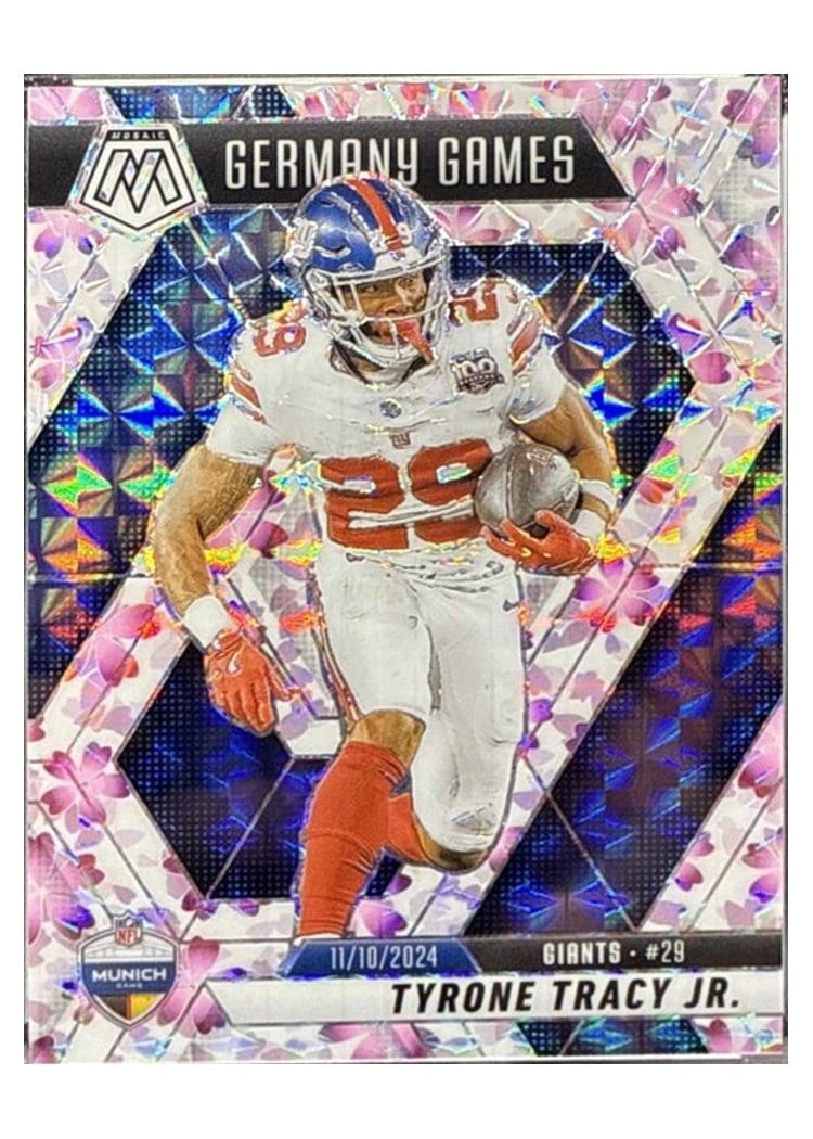 2025 Panini Mosaic Base Set Tyrone Tracy Jr. Choice Cherry Blossom #259 card