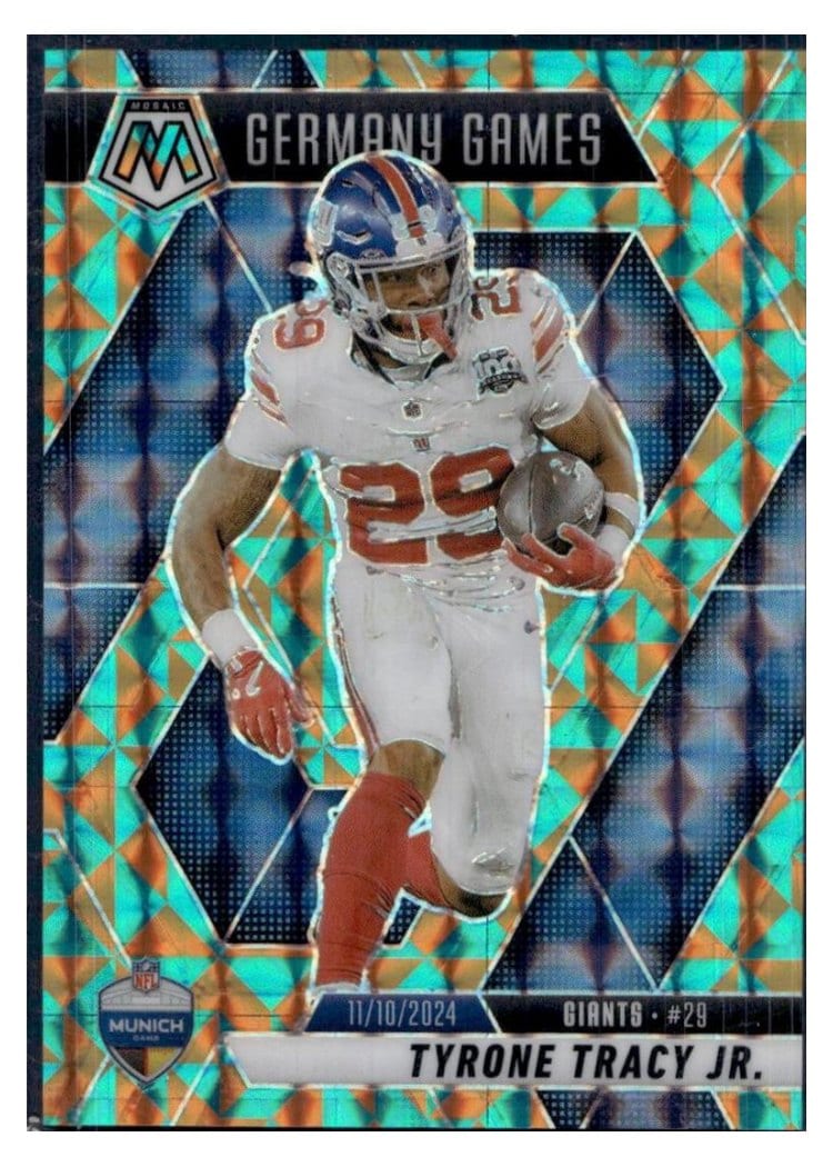 2025 Panini Mosaic Base Set Tyrone Tracy Jr. Tessellation #259 card