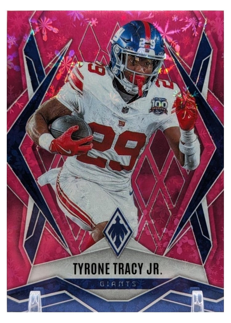 2025 Panini Phoenix Base Set Tyrone Tracy Jr. Pink Winter #105 card