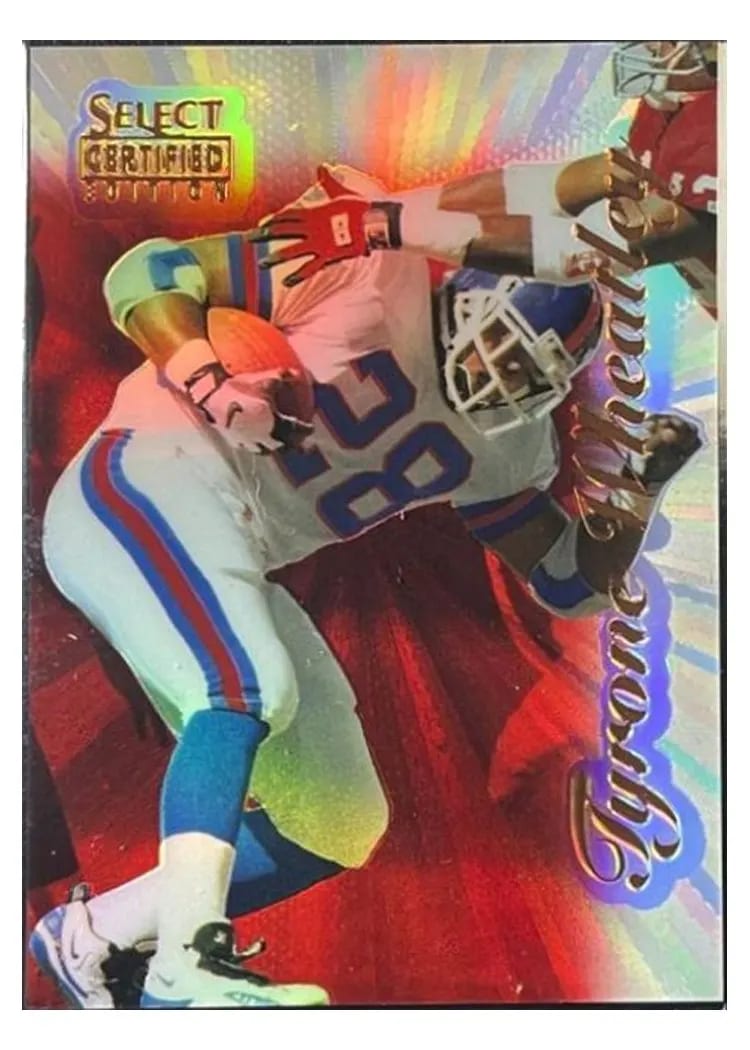 1996 Select Certified Tyrone Wheatley #40 card