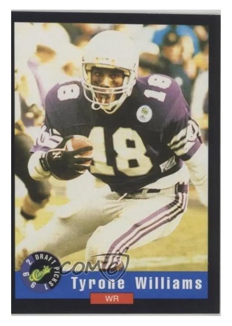 1992 Classic Draft Picks Tyrone Williams #83 card