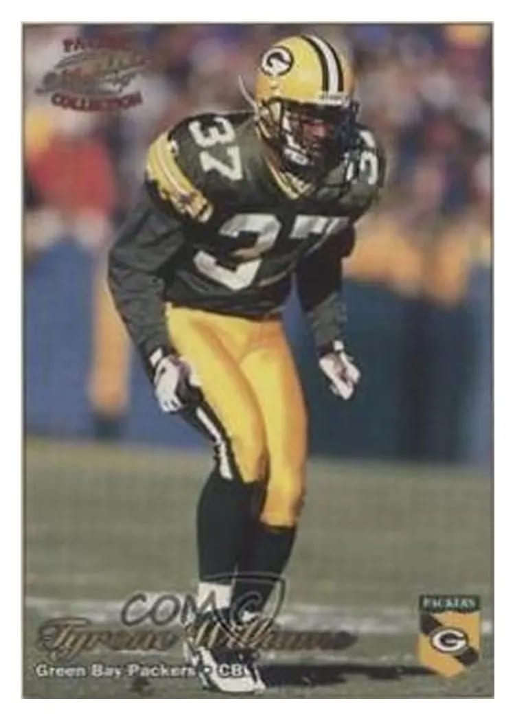 1997 Pacific Philadelphia Tyrone Williams #121 card