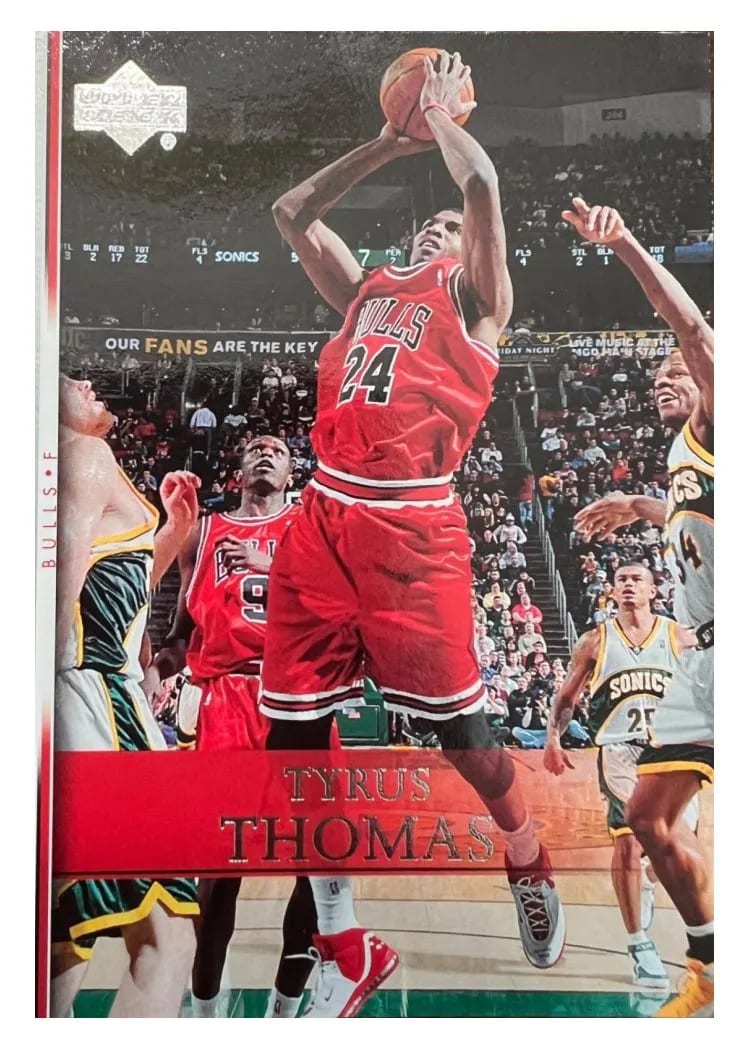 2007 Upper Deck Tyrus Thomas #118 card