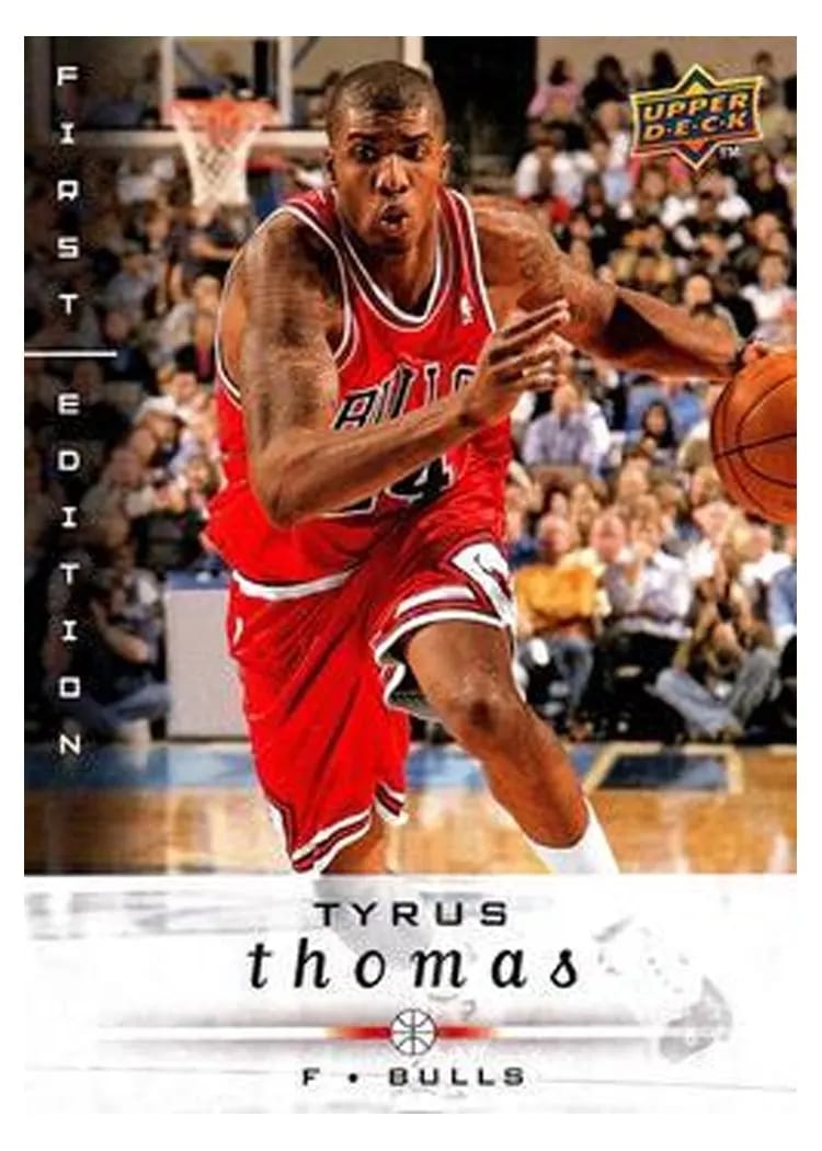 2008 Upper Deck First Edition Tyrus Thomas #27 card