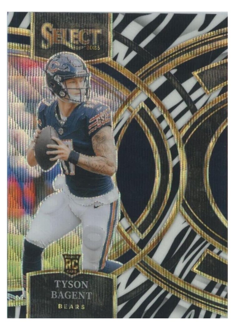 2023 Panini Select Base Set Tyson Bagent #123 card