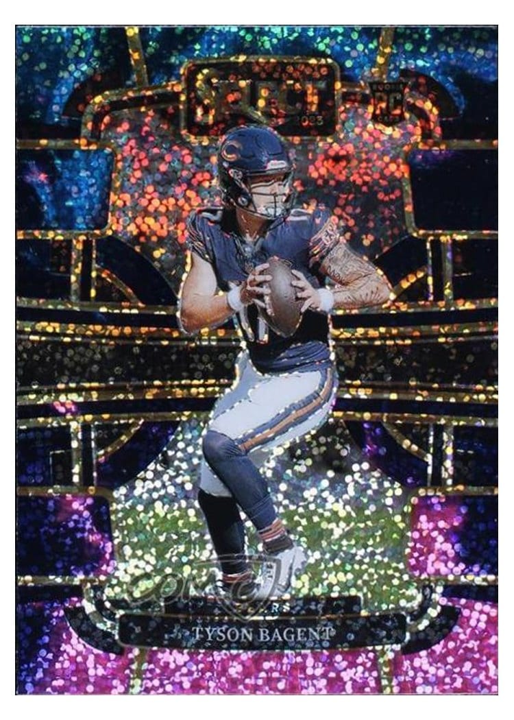 2023 Panini Select Base Set Tyson Bagent Cosmic #18 card