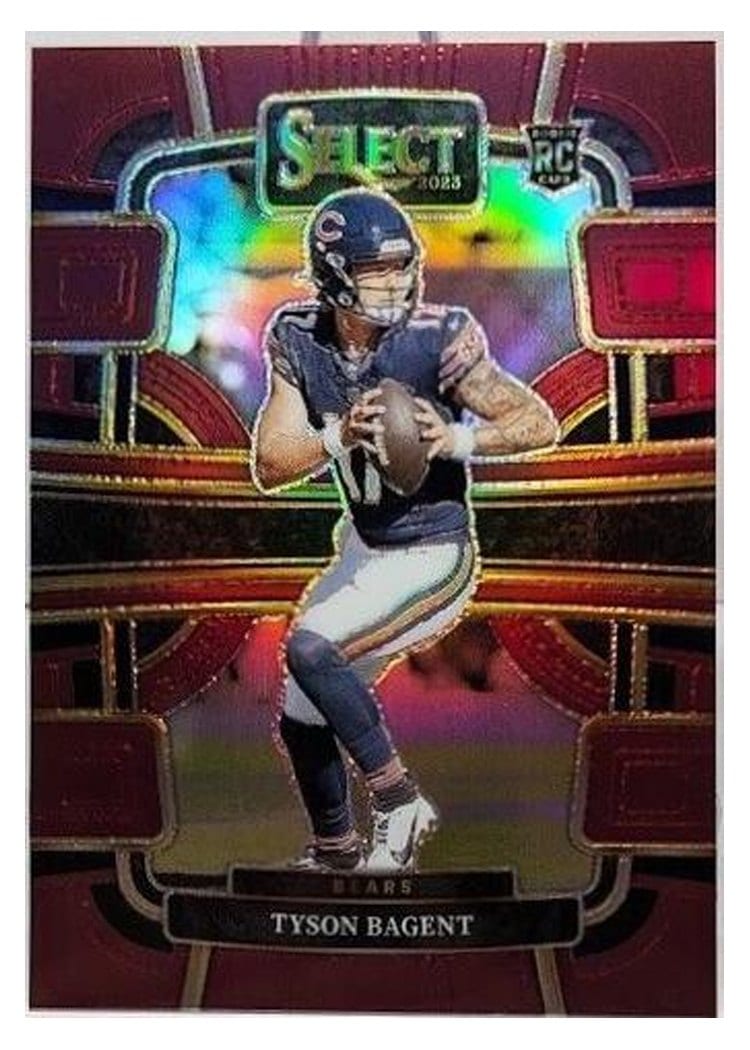 2023 Panini Select Base Set Tyson Bagent #18 card