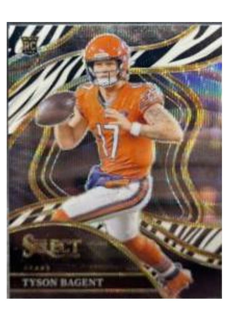 2023 Panini Select Base Set Tyson Bagent #208 card