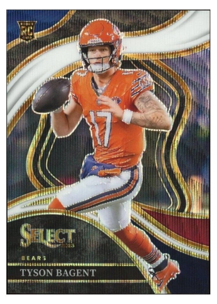 2023 Panini Select Base Set Tyson Bagent #208 card
